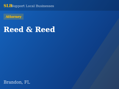 Reed & Reed — Attorney in Brandon, FL