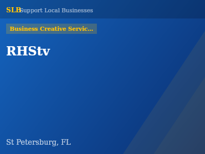 RHStv — Business Creative Services in St Petersburg, FL