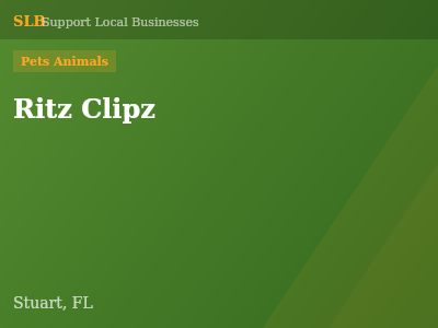 Ritz Clipz — Pets Animals in Stuart, FL