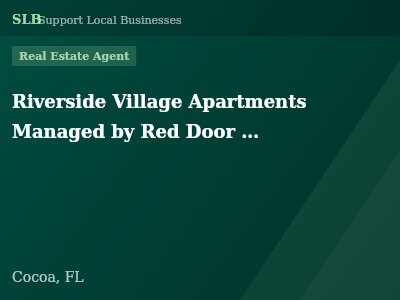 Riverside Village Apartments Managed by Red Door Investment Grp., LLC — Real Estate Agent in Cocoa, FL