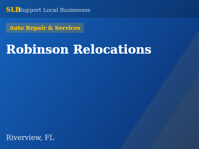 Robinson Relocations — Auto Repair & Services in Riverview, FL