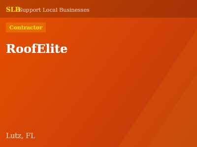 RoofElite — Contractor in Lutz, FL