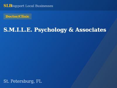S.M.I.L.E. Psychology & Associates — Doctor/Clinic in St. Petersburg, FL