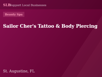 Sailor Cher's Tattoo & Body Piercing — Beauty Spa in St. Augustine, FL