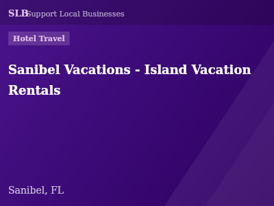 Sanibel Vacations - Island Vacation Rentals — Hotel Travel in Sanibel, FL