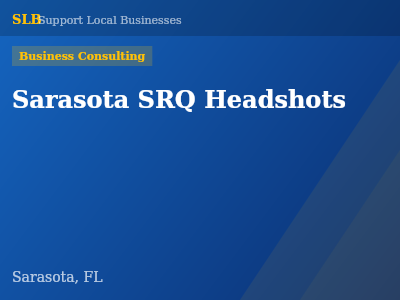 Sarasota SRQ Headshots — Business Consulting in Sarasota, FL