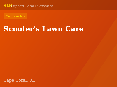 Scooter's Lawn Care — Contractor in Cape Coral, FL
