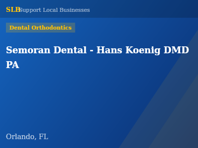 Semoran Dental - Hans Koenig DMD PA — Dental Orthodontics in Orlando, FL