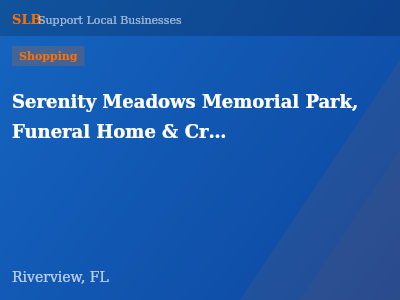 Serenity Meadows Memorial Park, Funeral Home & Crematory — Shopping in Riverview, FL