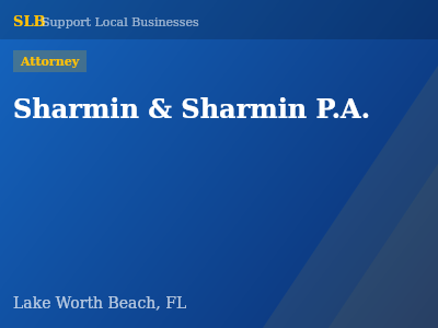 Sharmin & Sharmin P.A. — Attorney in Lake Worth Beach, FL