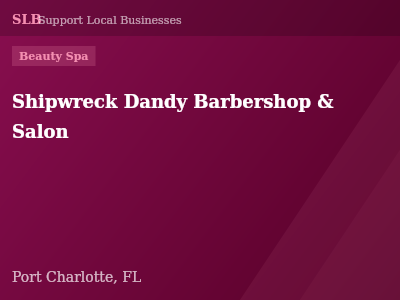 Shipwreck Dandy Barbershop & Salon — Beauty Spa in Port Charlotte, FL