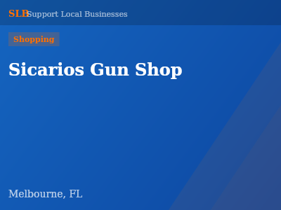 Sicarios Gun Shop — Shopping in Melbourne, FL