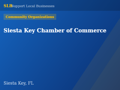 Siesta Key Chamber of Commerce — Community Organizations in Siesta Key, FL