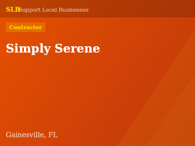 Simply Serene — Contractor in Gainesville, FL