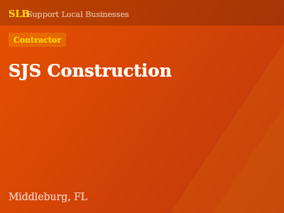 SJS Construction — Contractor in Middleburg, FL