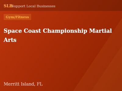 Space Coast Championship Martial Arts — Gym/Fitness in Merritt Island, FL