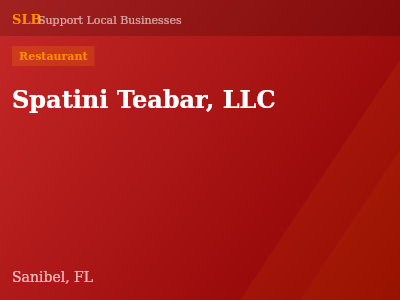 Spatini Teabar, LLC — Restaurant in Sanibel, FL