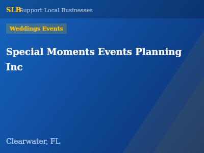 Special Moments Events Planning Inc — Weddings Events in Clearwater, FL
