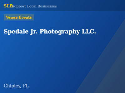 Spedale Jr. Photography LLC. — Venue Events in Chipley, FL