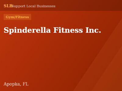 Spinderella Fitness Inc. — Gym/Fitness in Apopka, FL
