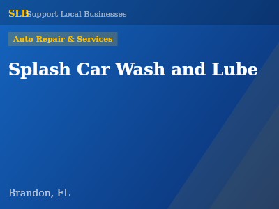 Splash Car Wash and Lube — Auto Repair & Services in Brandon, FL