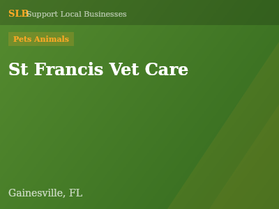 St Francis Vet Care — Pets Animals in Gainesville, FL