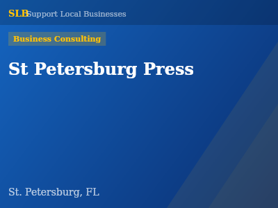 St Petersburg Press — Business Consulting in St. Petersburg, FL