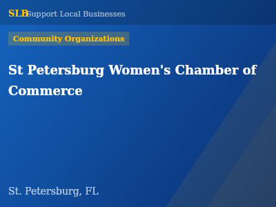St Petersburg Women's Chamber of Commerce — Community Organizations in St. Petersburg, FL