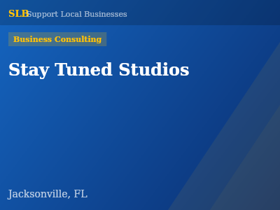 Stay Tuned Studios — Business Consulting in Jacksonville, FL