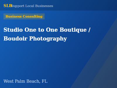 Studio One to One Boutique / Boudoir Photography — Business Consulting in West Palm Beach, FL
