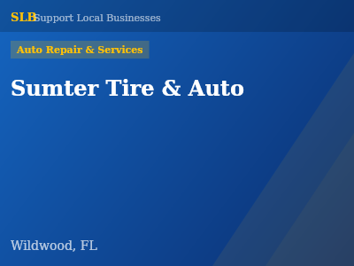 Sumter Tire & Auto — Auto Repair & Services in Wildwood, FL