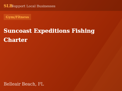 Suncoast Expeditions Fishing Charter — Gym/Fitness in Belleair Beach, FL