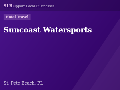 Suncoast Watersports — Hotel Travel in St. Pete Beach, FL