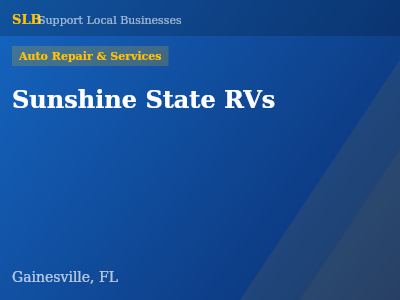 Sunshine State RVs — Auto Repair & Services in Gainesville, FL