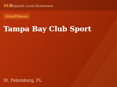 Tampa Bay Club Sport — Gym/Fitness in St. Petersburg, FL