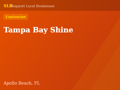 Tampa Bay Shine — Contractor in Apollo Beach, FL