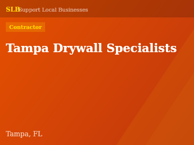 Tampa Drywall Specialists — Contractor in Tampa, FL