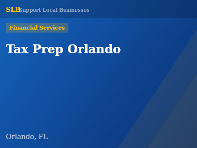 Tax Prep Orlando — Financial Services in Orlando, FL