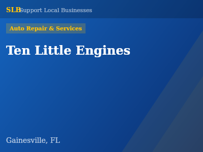 Ten Little Engines — Auto Repair & Services in Gainesville, FL