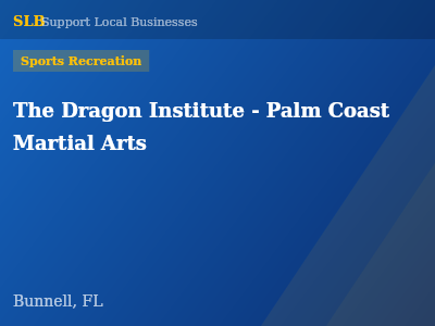 The Dragon Institute - Palm Coast Martial Arts — Sports Recreation in Bunnell, FL
