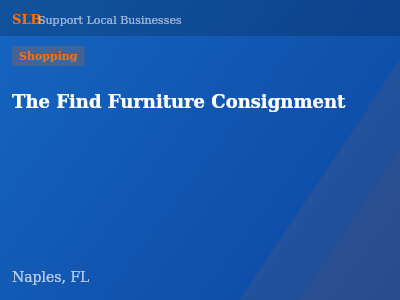 The Find Furniture Consignment — Shopping in Naples, FL
