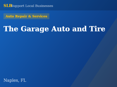 The Garage Auto and Tire — Auto Repair & Services in Naples, FL