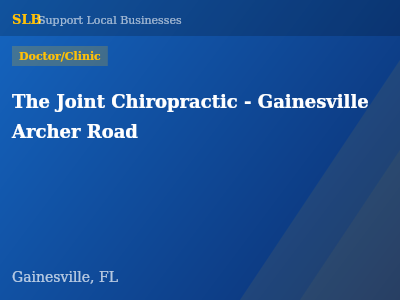 The Joint Chiropractic - Gainesville Archer Road — Doctor/Clinic in Gainesville, FL