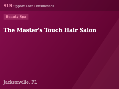 The Master's Touch Hair Salon — Beauty Spa in Jacksonville, FL