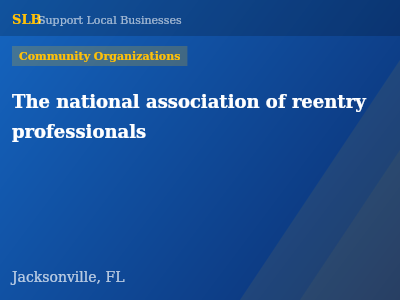 The national association of reentry professionals — Community Organizations in Jacksonville, FL