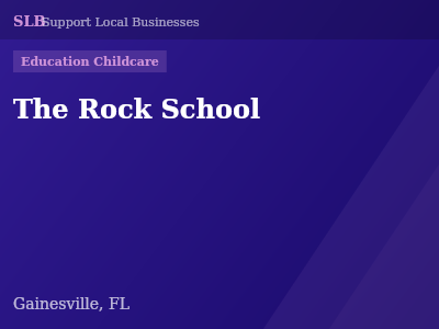 The Rock School — Education Childcare in Gainesville, FL