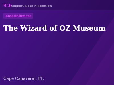 The Wizard of OZ Museum — Entertainment in Cape Canaveral, FL