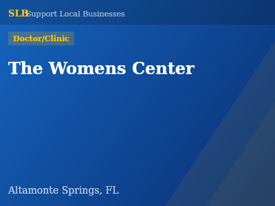 The Womens Center — Doctor/Clinic in Altamonte Springs, FL