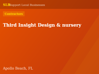 Third Insight Design & nursery — Contractors in Apollo Beach, FL
