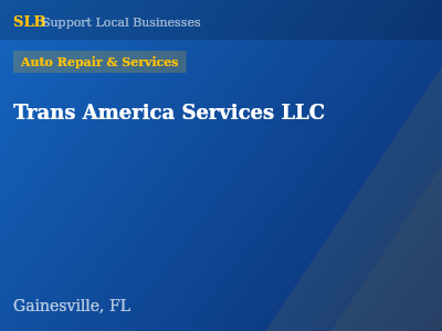 Trans America Services LLC — Auto Repair & Services in Gainesville, FL